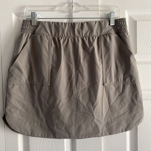 Apana Women's Athletic Gray Skort Large Tennis Camping Outdoor Elastic Waist - Picture 1 of 6